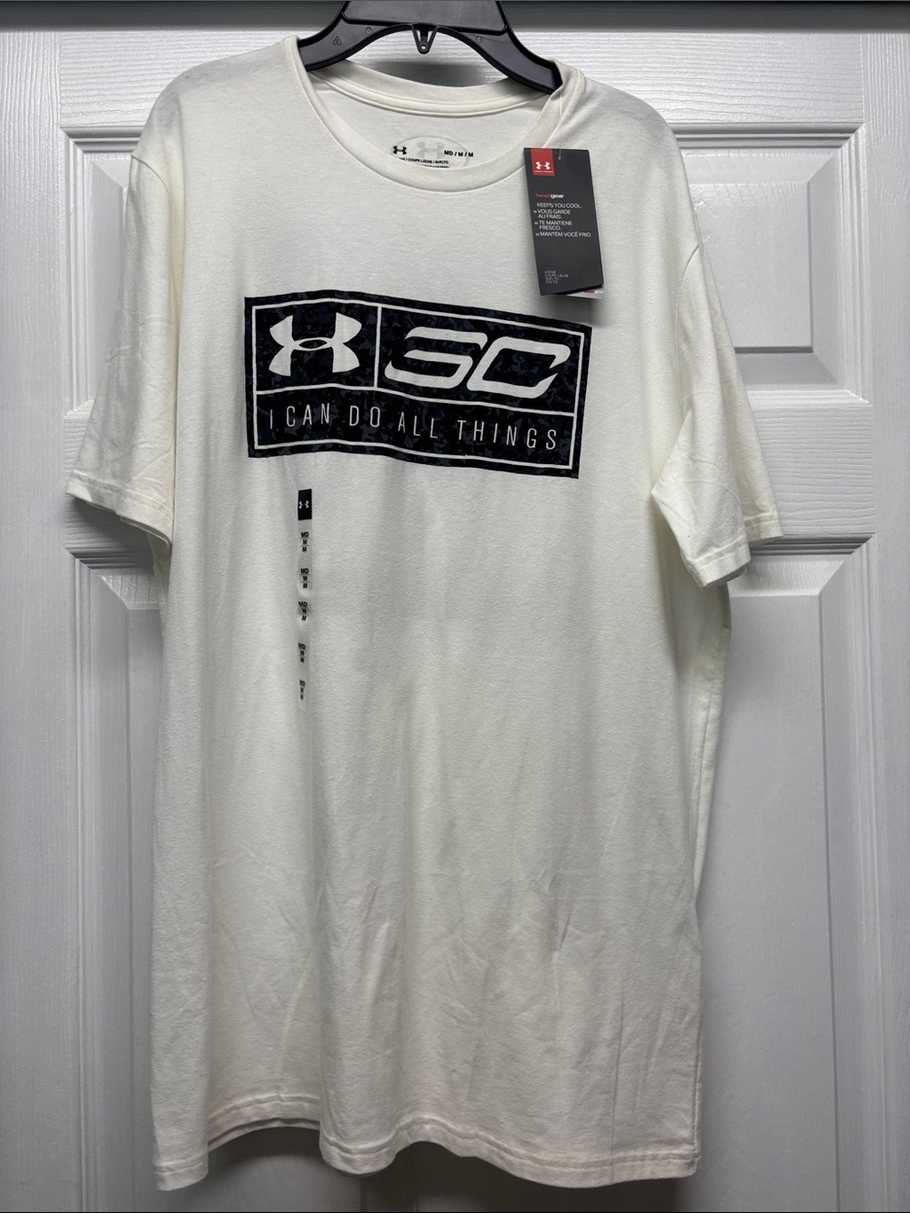 Under Armour SCurry I Can Do All Things 30 Graphic Tee with Black SC Logo M New